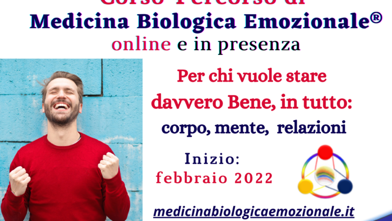 Nuovo Corso-Percorso Medicina Biologica Emozionale 2022